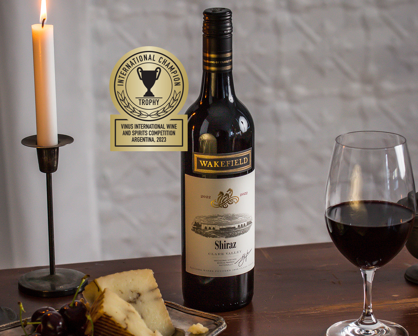 Wakefield Heritage Label Shiraz crowned International Champion