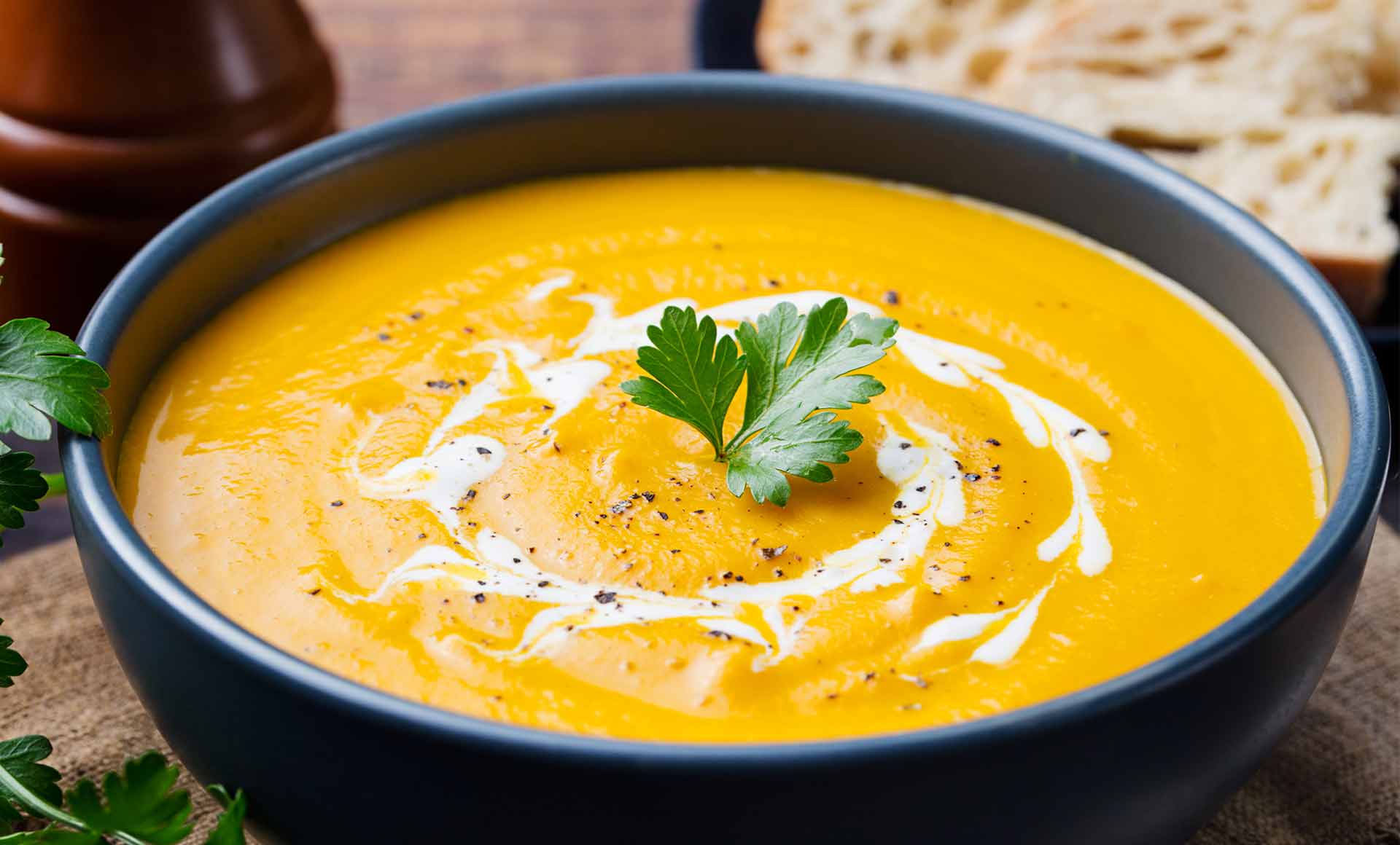 Spiced Pumpkin and Coconut Soup