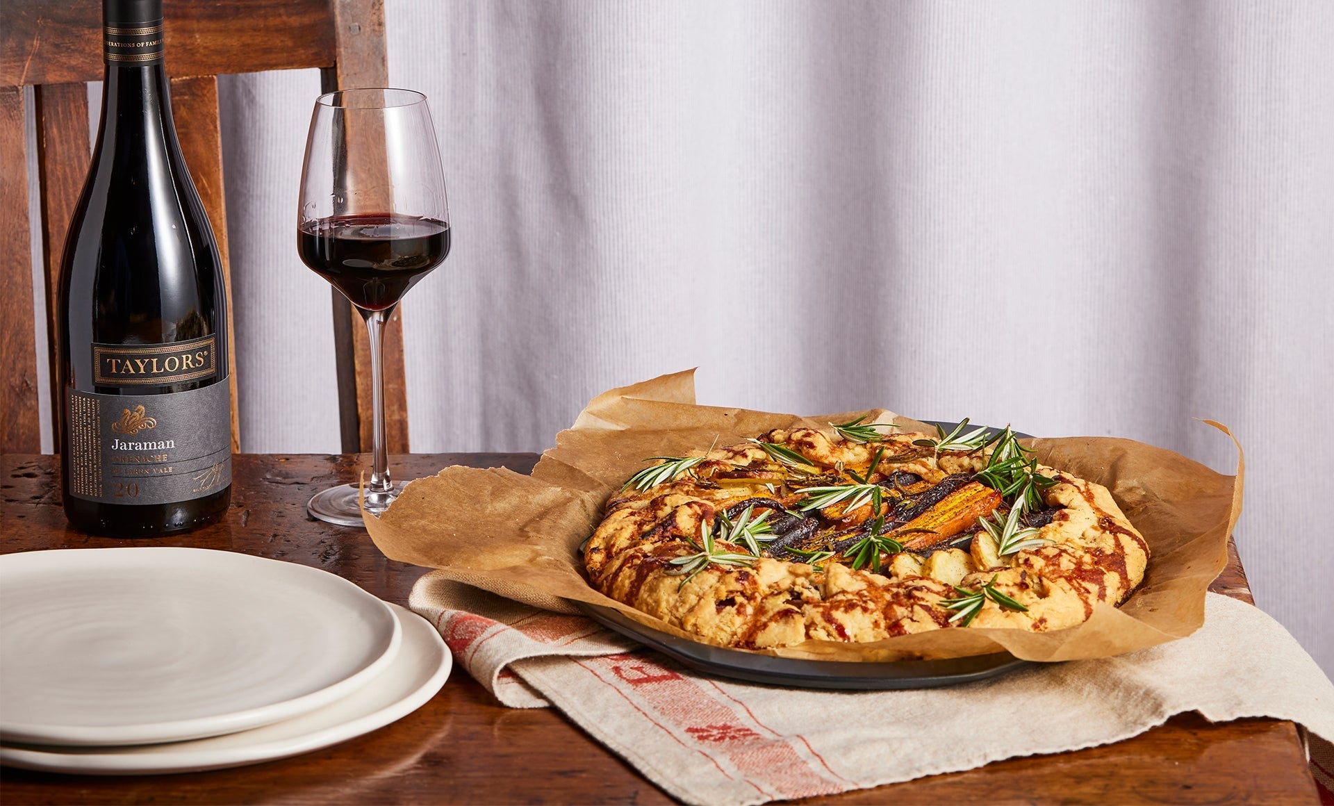 Garden Vegetable and Honey Galette